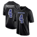 D.Cowboys #4 Dak Prescott Player Carbon Black Fashion Home Game Gdoa Stitched Jerseys