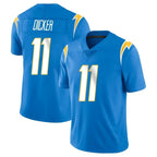 LA.Chargers #11 Cameron Dicker Player Blue Limited Vapor Untouchable Home Game Gdoa Stitched Jerseys