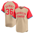 S.Mariners #36 Logan Gilbert Player Cream American League All-Star Limited Game Fdoa Stitched Jerseys