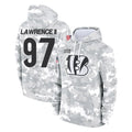 C.Bengals #97 Dexter Lawrence II Player Arctic Camo Salute to Service Pullover Hoodie Limited Gdoa Stitched Jerseys