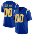 Custom LA.Chargers Royal Limited Vapor Home Game Any Name & Numbers Gdoa Stitched Jerseys