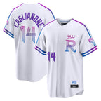 KC.Royals #14 Jac Caglianone Player White 2026 City Connect Limited Home Gdoa Stitched Jerseys
