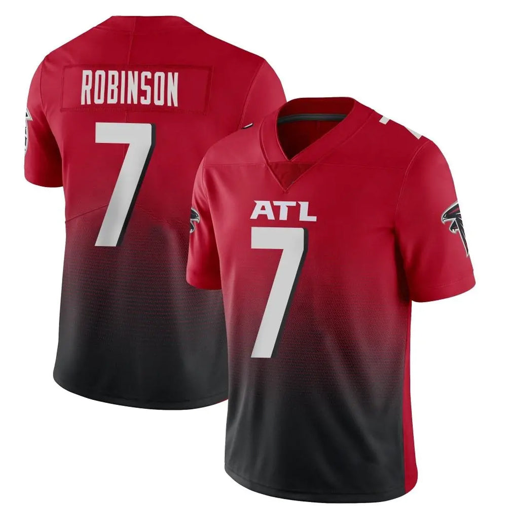A.Falcons #7 Bijan Robinson Player Red Vapor Untouchable Limited Home Game Gdoa Stitched Jerseys