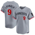 M.Twins #9 Trevor Larnach Player Gray Home Limited Fdoa Stitched Jerseys