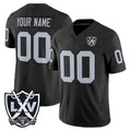 Custom LV.Raiders Black 2026 Vapor Limited Home Game Any Name & Numbers Gdoa Stitched Jerseys