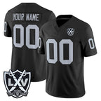 Custom LV.Raiders Black 2026 Vapor Limited Home Game Any Name & Numbers Gdoa Stitched Jerseys