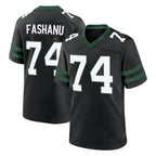 NY.Jets #74 Olu Fashanu Player Black Legacy Home Game Gdoa Stitched Jerseys