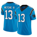 C.Panthers #13 John Metchie III Player Blue Vapor F.U.S.E. Limited Home Game Gdoa Stitched Jerseys