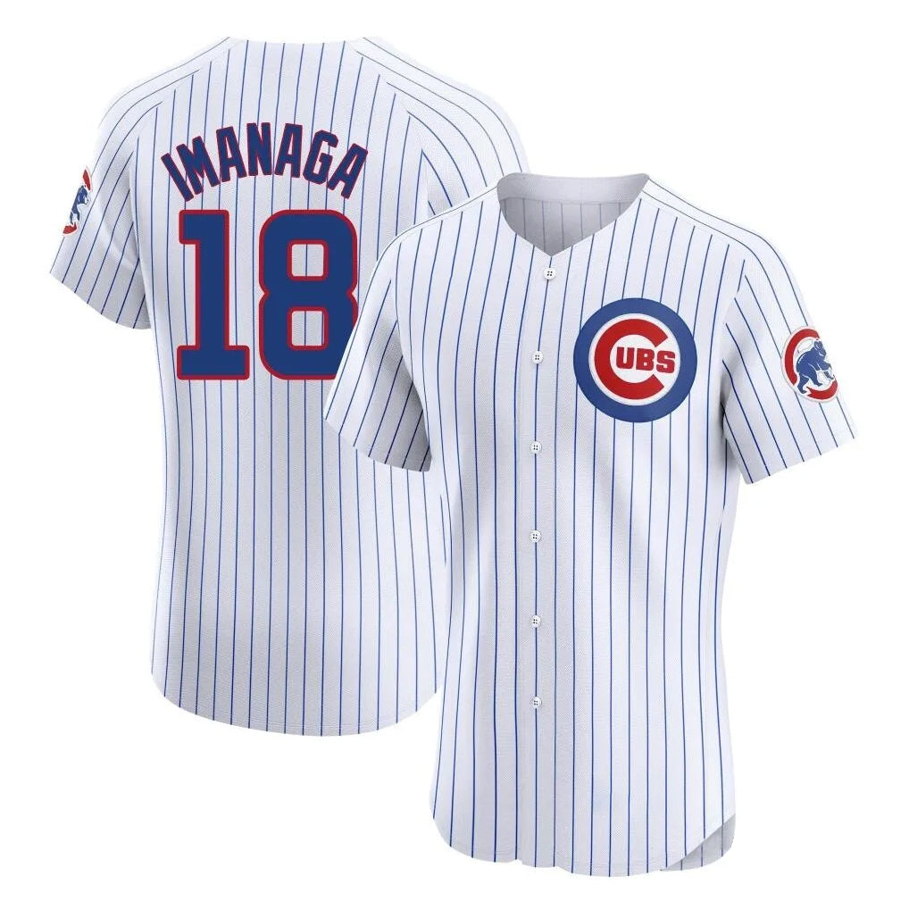 C.Cubs #18 Shota Imanaga Player White Limited Elite Home Game Gdoa Stitched Jerseys