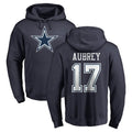 D.Cowboys #17 Brandon Aubrey Player Navy Pullover Hoodies Limited Gdoa Stitched Jerseys