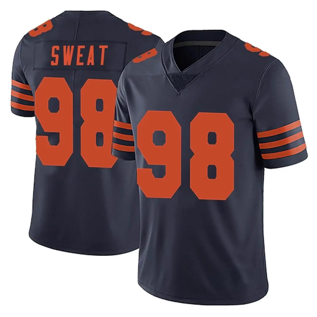 C.Bears #98 Montez Sweat Player Navy Blue Alternate Vapor Untouchable Limited Gdoa Stitched Jerseys