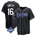 LA.Dodgers #16 Will Smith Player Black World Series Meet Carbon Limited Home Fdoa Stitched Jerseys