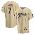 A.Diamondbacks #7 Corbin Carroll Player Tan City Connect Home Game Gdoa Stitched Jerseys