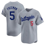 LA.Dodgers #5 Freddie Freeman Player Gray Limited Home Fdoa Stitched Jerseys