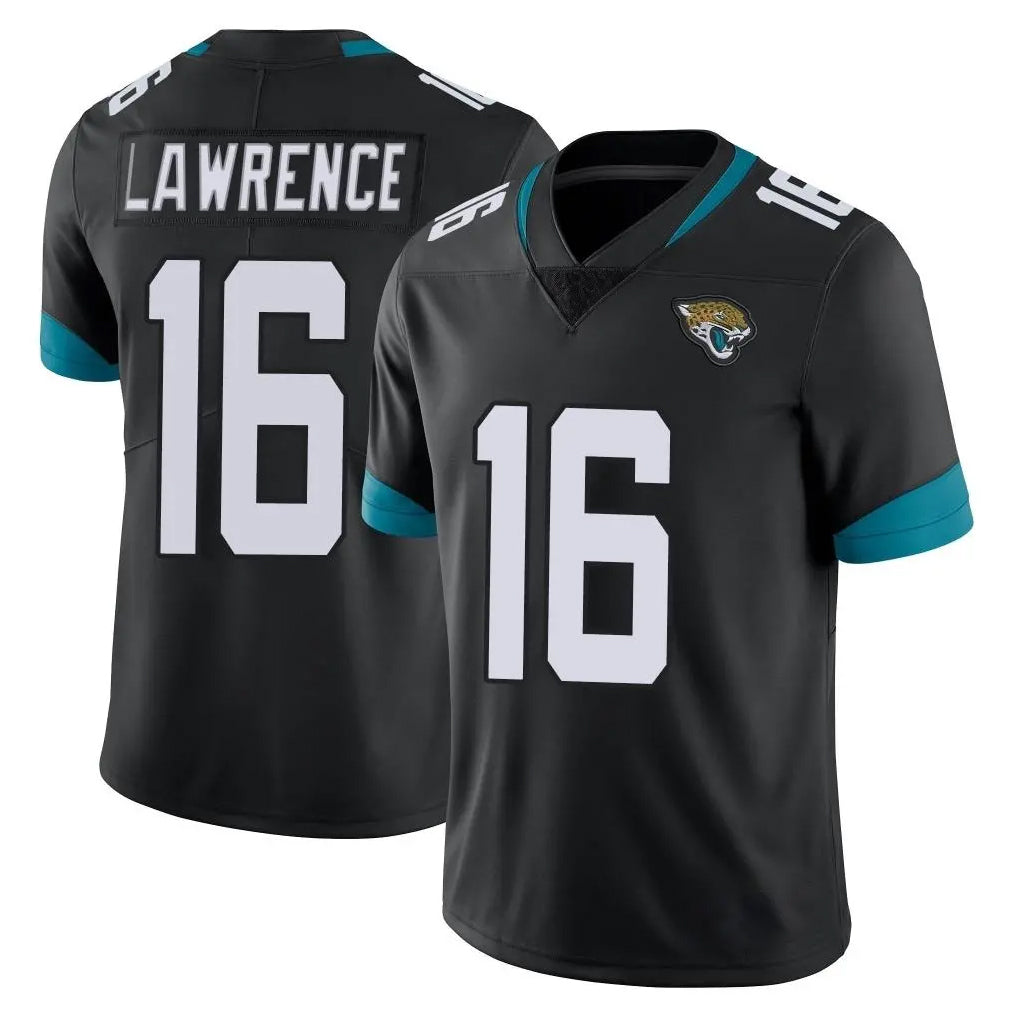 J.Jaguars #16 Trevor Lawrence Player Black Vapor Untouchable Limited Home Game Gdoa Stitched Jerseys
