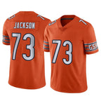 C.Bears #73 Jonah Jackson Player Orange Alternate Vapor Limited Home Game Gdoa Stitched Jerseys