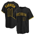 S.Diego Padres #11 Yu Darvish Player Black Snake Skin City Home Game Fdoa Stitched Jerseys