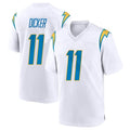 LA.Chargers #11 Cameron Dicker Player White Home Game Gdoa Stitched Jerseys