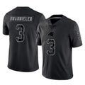 C.Panthers #3 Princely Umanmielen Player Black Limited Reflective Game Gdoa Stitched Jerseys