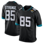 J.Jaguars #85 Brenton Strange Player Black Home Game Gdoa Stitched Jerseys