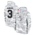 TB.Buccaneers #3 Rueben Bain Jr. Player Arctic Camo Limited Salute to Service Pullover Hoodies Game Gdoa Stitched Jerseys