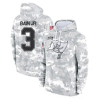 TB.Buccaneers #3 Rueben Bain Jr. Player Arctic Camo Limited Salute to Service Pullover Hoodies Game Gdoa Stitched Jerseys