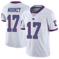 NY.Giants #17 Darnell Mooney Player White Color Rush Home Game Gdoa Stitched Jerseys