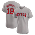 B.Red Sox #19 Roman Anthony Player Gray Road Limited Elite Home Game Gdoa Stitched Jerseys