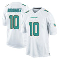 M.Dolphins #10 Jacob Rodriguez Player White Home Game Gdoa Stitched Jerseys