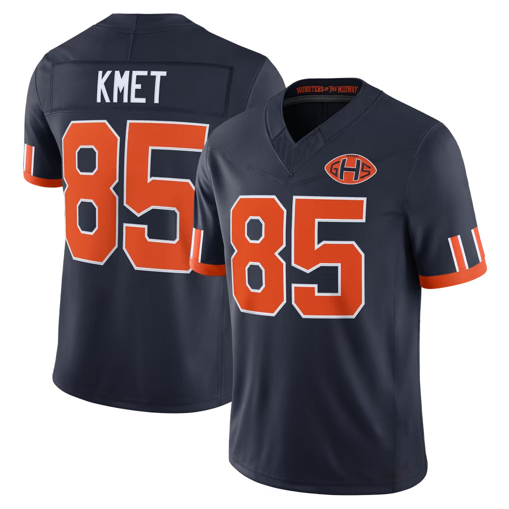 C.Bears #85 Cole Kmet Player Navy Limited 2026 Rivalries Collection Home Game Gdoa Stitched Jerseys