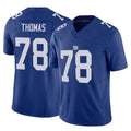 NY.Giants #78 Andrew Thomas Player Royal Limited Vapor F.U.S.E. Home Game Gdoa Stitched Jerseys