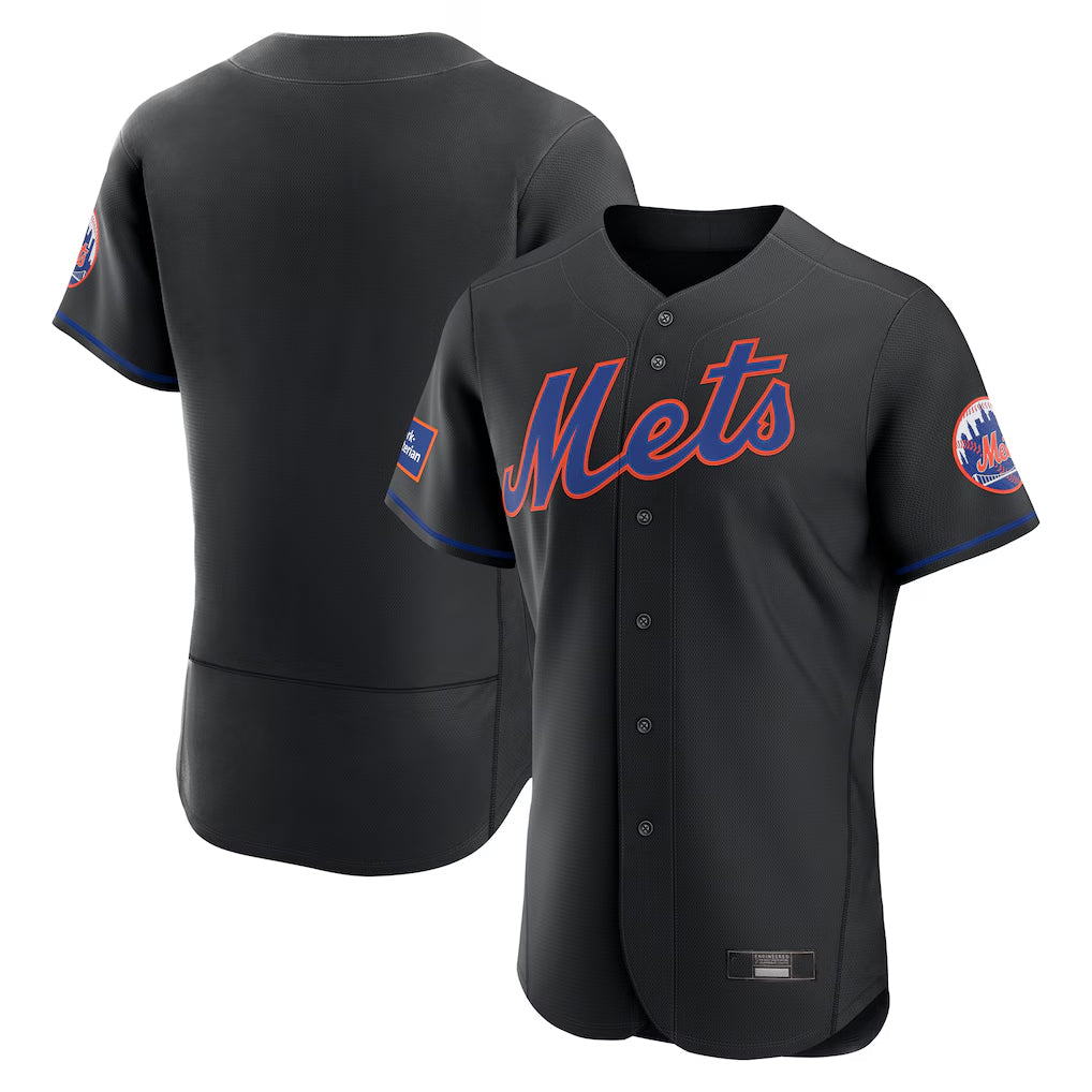 NY.Mets ## Mets Blank Player Black Alternate Elite Home Limited Fdoa Stitched Jerseys