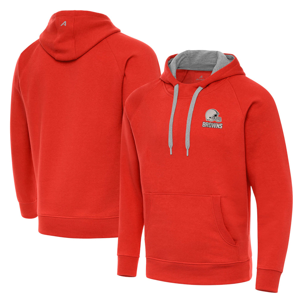 C.Browns ## Browns Blank Player Orange Brushed Carbon Pullover Hoodie Limited Gdoa Stitched Jerseys