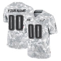 Custom P.Eagles Arctic Camo Salute to Service Limited Game Any Name & Numbers Gdoa Stitched Jerseys