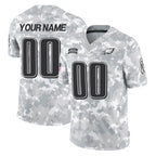Custom P.Eagles Arctic Camo Salute to Service Limited Game Any Name & Numbers Gdoa Stitched Jerseys