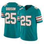 M.Dolphins #25 Tyrel Dodson Player Aqua Limited Alternate Vapor F.U.S.E. Home Game Gdoa Stitched Jerseys