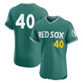 B.Red Sox #40 Willson Contreras Player Green City Connect Limited Elite Home Game Gdoa Stitched Jerseys