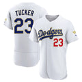 LA.Dodgers #23 Kyle Tucker Player Gold White 2026 Collection Stadium Limited Elite Fdoa Stitched Jerseys