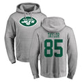 NY.Jets #85 Mason Taylor Player Gray LOGO Pullover Hoodies Limited Game Gdoa Stitched Jerseys