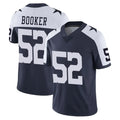 D.Cowboys #52 Tyler Booker Player Navy-White Limited Alternate Vapor Untouchable Home Game Gdoa Stitched Jerseys