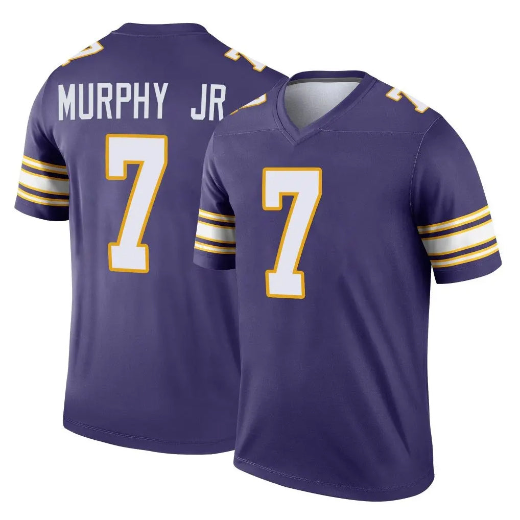 M.Vikings #7 Byron Murphy Jr. Player Purple Limited Classic Home Game Gdoa Stitched Jerseys