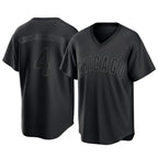 C.Cubs #4 Pete Crow-Armstrong Player Black T-shirt Home Game Gdoa Stitched Jerseys