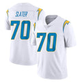 LA.Chargers #70 Rashawn Slater Player White Limited Vapor Untouchable Home Game Gdoa Stitched Jerseys