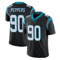 C.Panthers #90 Julius Peppers Player Black Vapor Untouchable Limited Game Gdoa Stitched Jerseys
