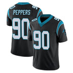 C.Panthers #90 Julius Peppers Player Black Vapor Untouchable Limited Game Gdoa Stitched Jerseys