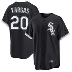 C.White Sox #20 Miguel Vargas Player Black Home Game Gdoa Stitched Jerseys