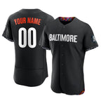 Custom B.Orioles Black City Connect Limited Elite Home Game Any Name & Number Gdoa Stitched Jerseys