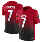 A.Falcons #7 Bijan Robinson Player Red Vapor F.U.S.E. Limited Gdoa Stitched Jerseys