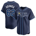 T.Bay Rays #62 Jonathan Aranda Player Navy Home Limited Fdoa Stitched Jerseys