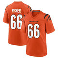 C.Bengals #66 Dalton Risner Player Orange Home Game Gdoa Stitched Jerseys